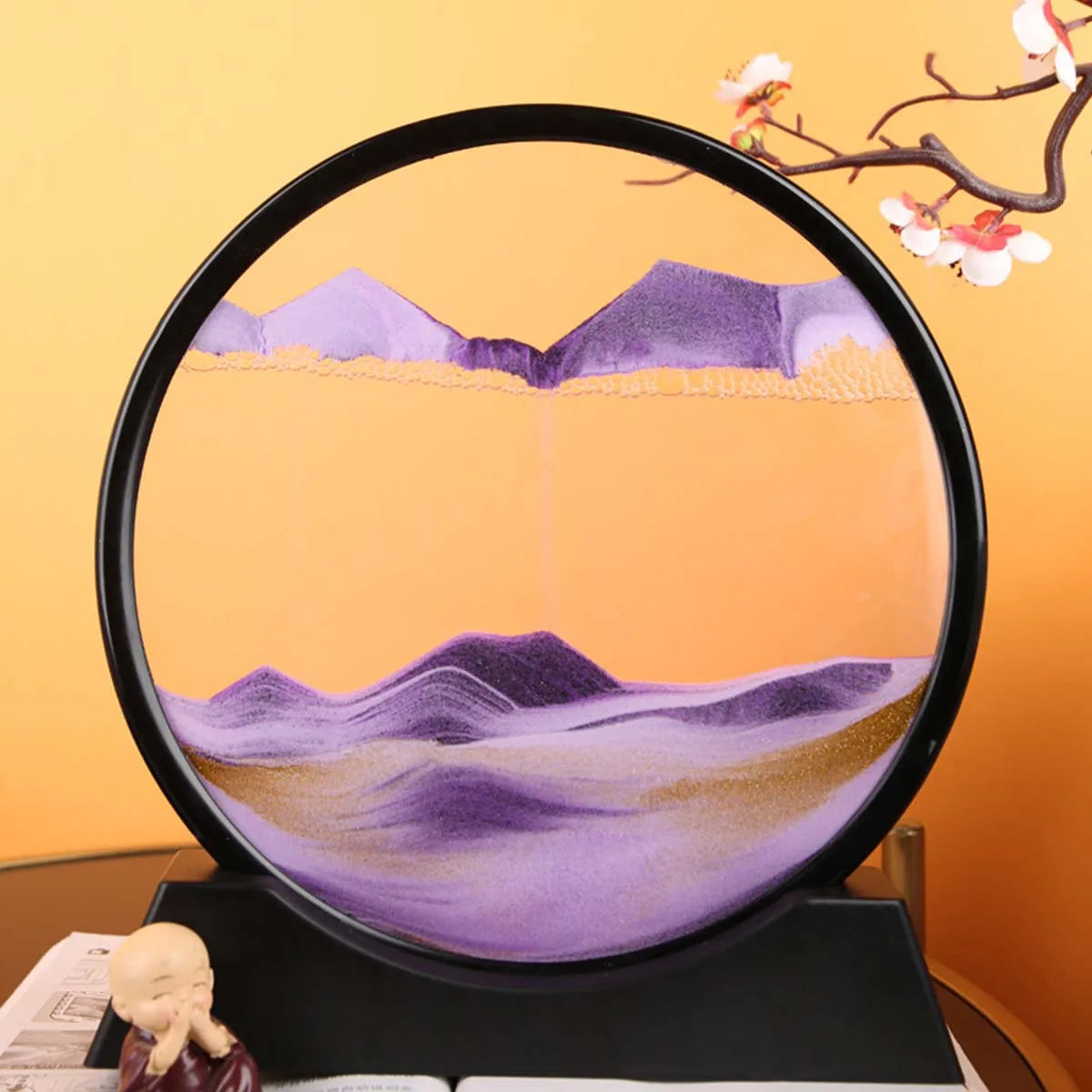  Dynamic Sand Art - Hypnotic 3D Design with Moving Sand for Creative Painting and Sculpture -Home or Office Desktop Decoration