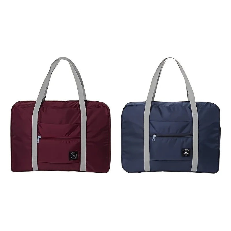 Ansoff foldable large capacity travel luggage bag with expandable design, sports carry-on, weekend check-in, and sturdy handles.