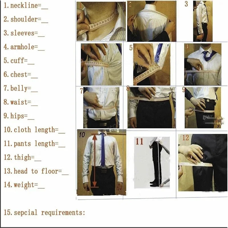 Blue PU Leather Men Suits Set 2 Piece Blazer+Pants Trousers Wedding Tuxedo Formal Office Groom Prom Jacket Business Coat