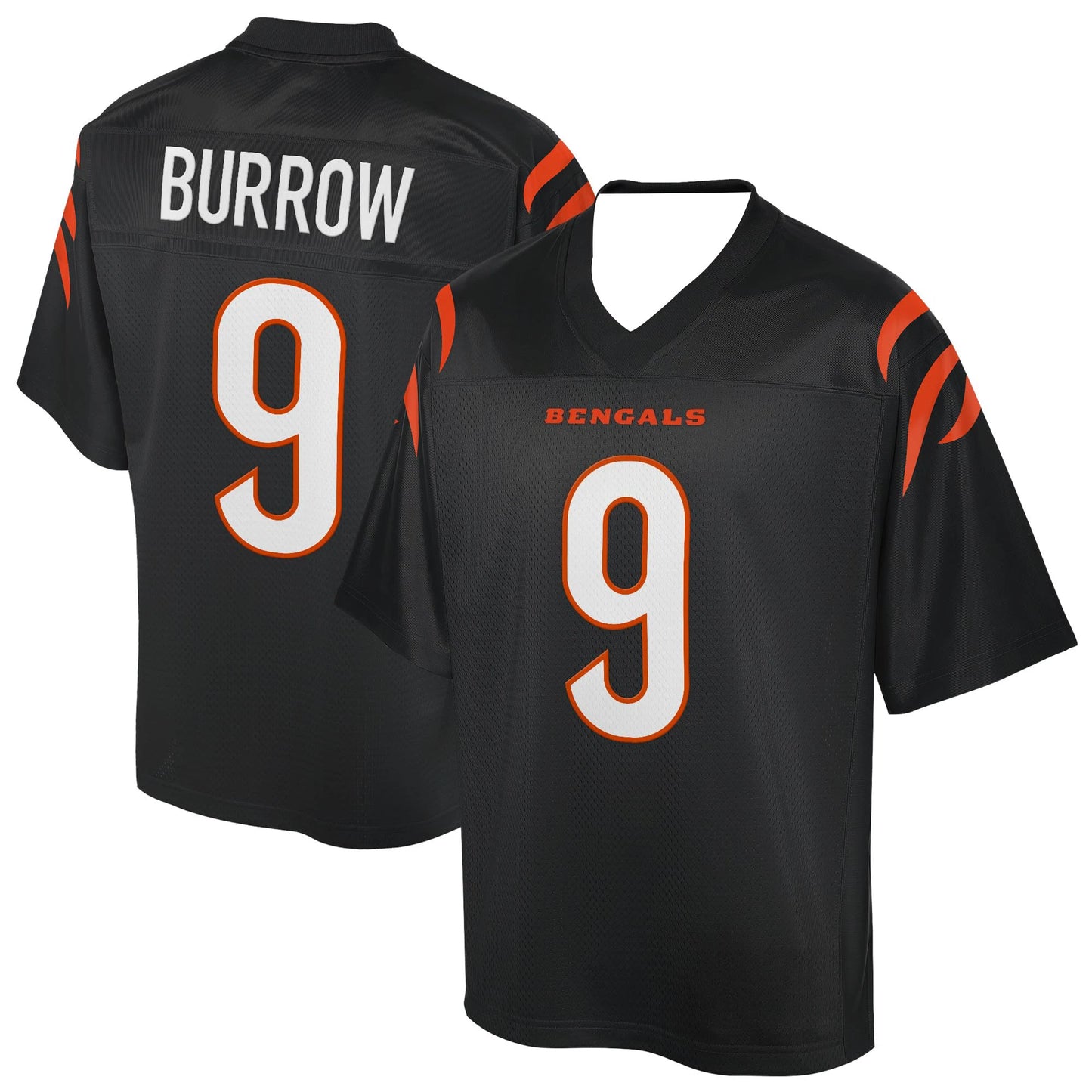Black Ansoff football jersey with yellow and white accents, classic striped design, and 3D HD print featuring Watt 90 name.