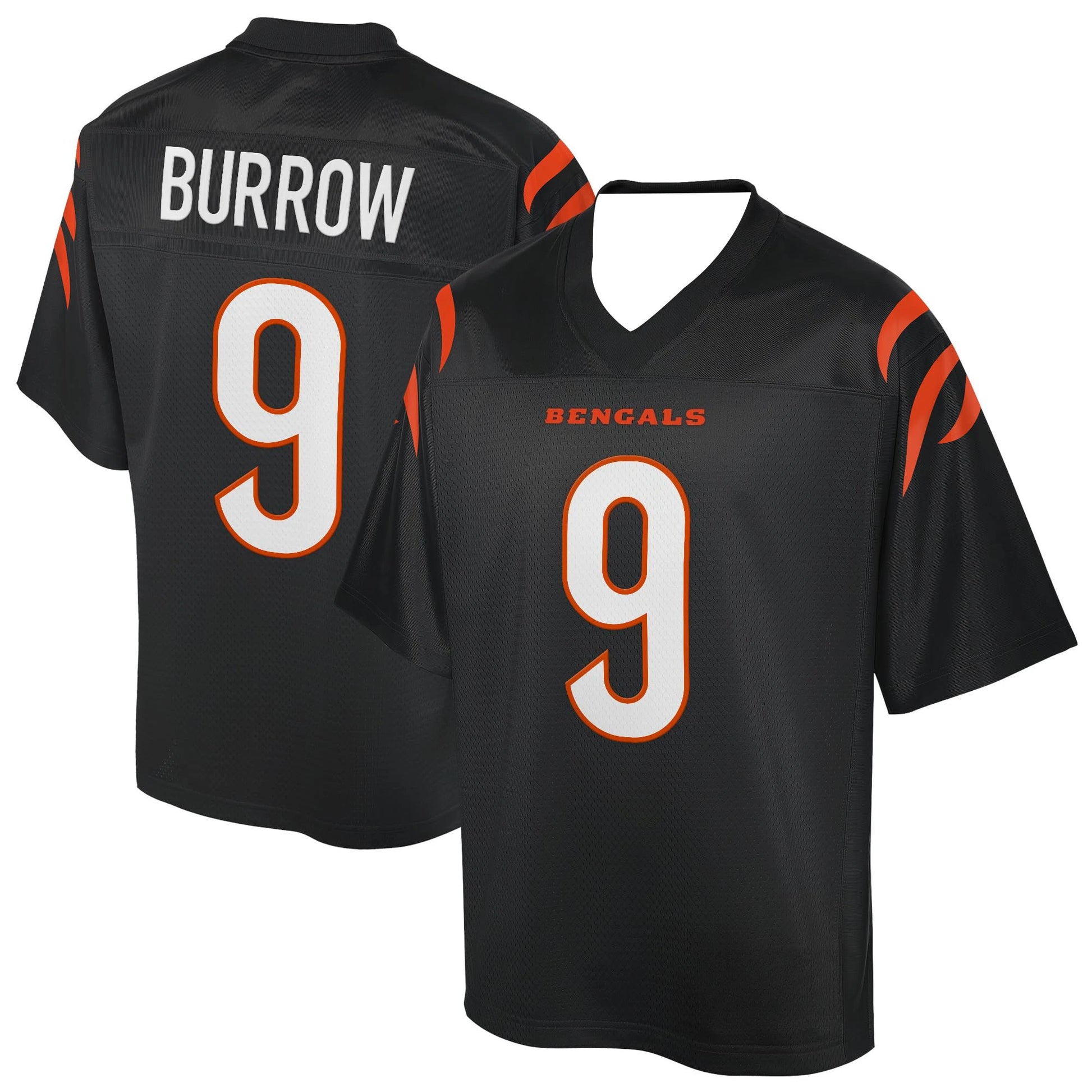 Black Ansoff football jersey with yellow and white accents, classic striped design, and 3D HD print featuring Watt 90 name.