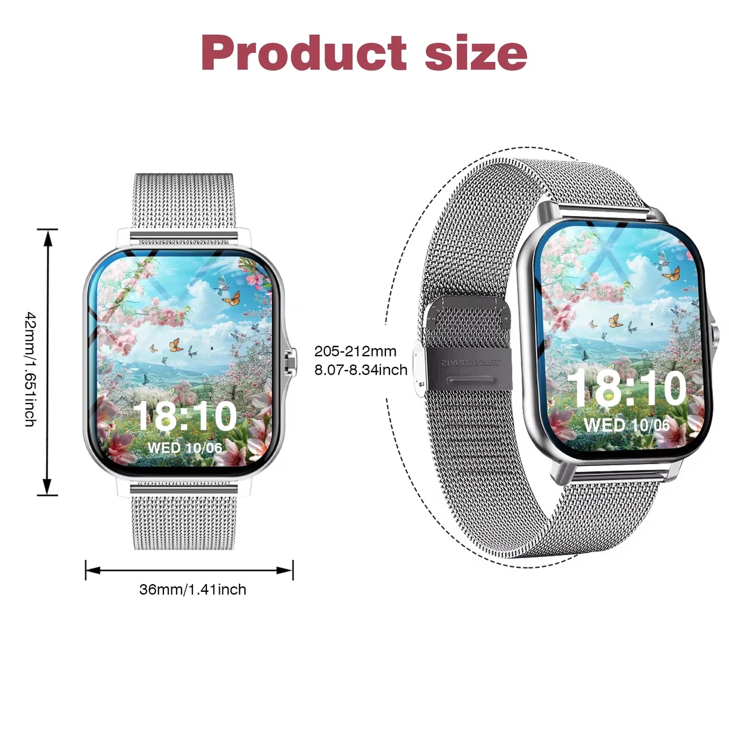 KESHUYOU New Bluetooth Call Smart Watch Information Push Men Women Health Monitoring Watch Pedometer Smart Watch For Android IOS