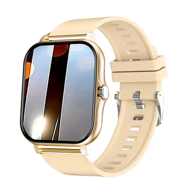 Ansoff 1.83-inch sport smart watch with fitness tracking, health monitor, waterproof design, wireless call features for men and women