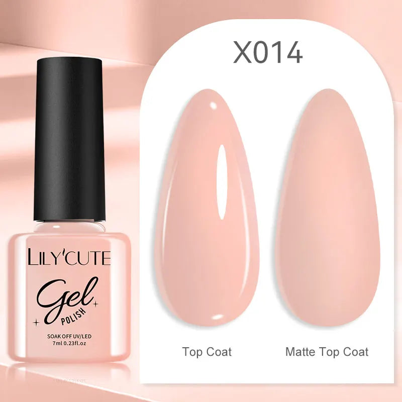 LILYCUTE 5ML Champagne Gold Reflective Glitter Liner Gel Nail Polish Bright Sparkling French Semi Permanent Nail Painting UV Gel