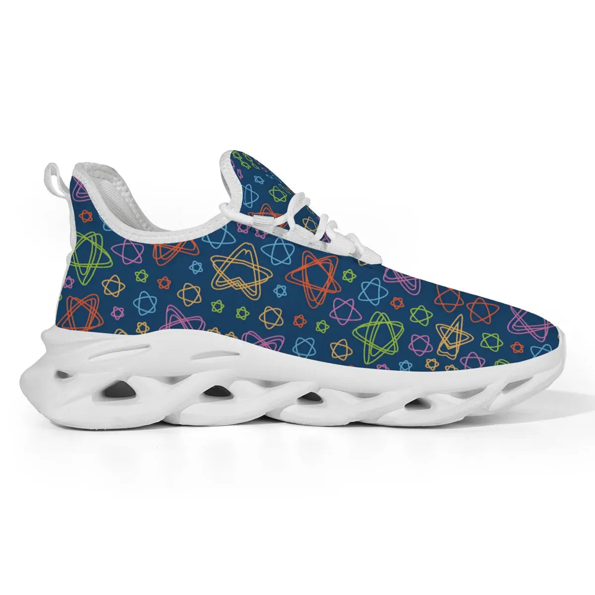 Ansoff men's comfortable platform sneakers with soft soles and lace-up design, suitable for walking, training, and athletic activities.