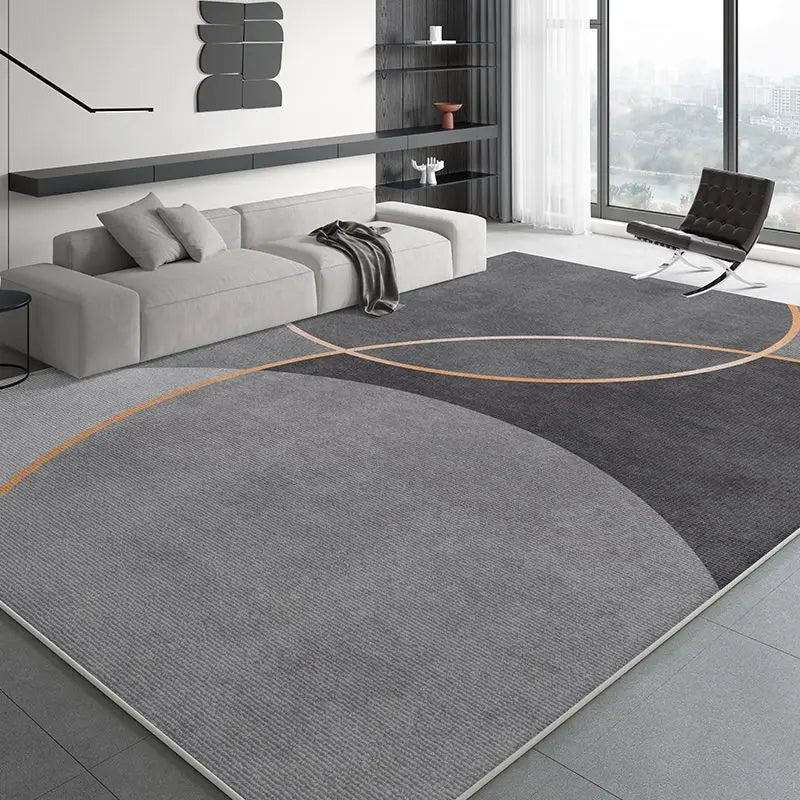 VIKAMA Minimalist And Luxurious Nordic Carpet Home Decor, Non-Slip And Stain-Resistant Floor Mats For Living Room And Bedroom