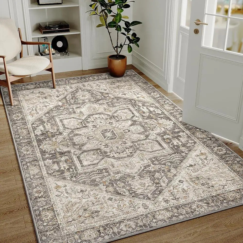 VIKAMA Nordic Light Luxury Large Carpet Living Room Sofa Tea Table Carpet Bedroom Bedside Carpet Modern Simple Home Decoration