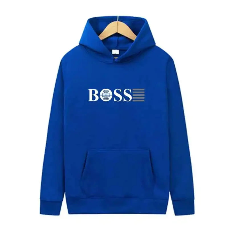 Hooded sweatshirt for outdoor sports and jogging Fashionable hooded tops men's casual street clothing Unisex clothing for spring - Acros
