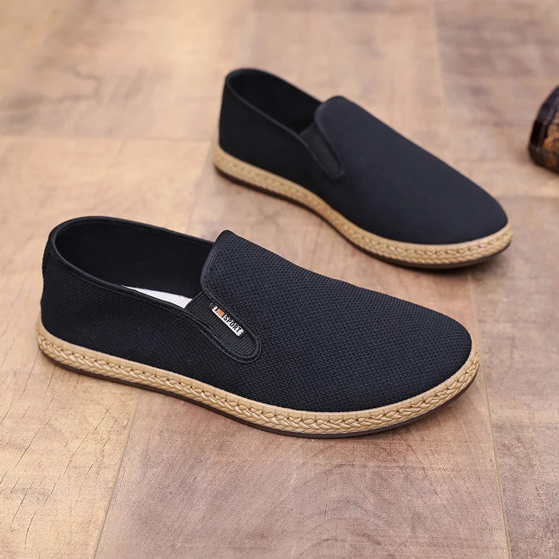 Ansoff men's breathable casual slip-on shoes with soft sole, anti-skid design, lightweight and comfortable for everyday wear.