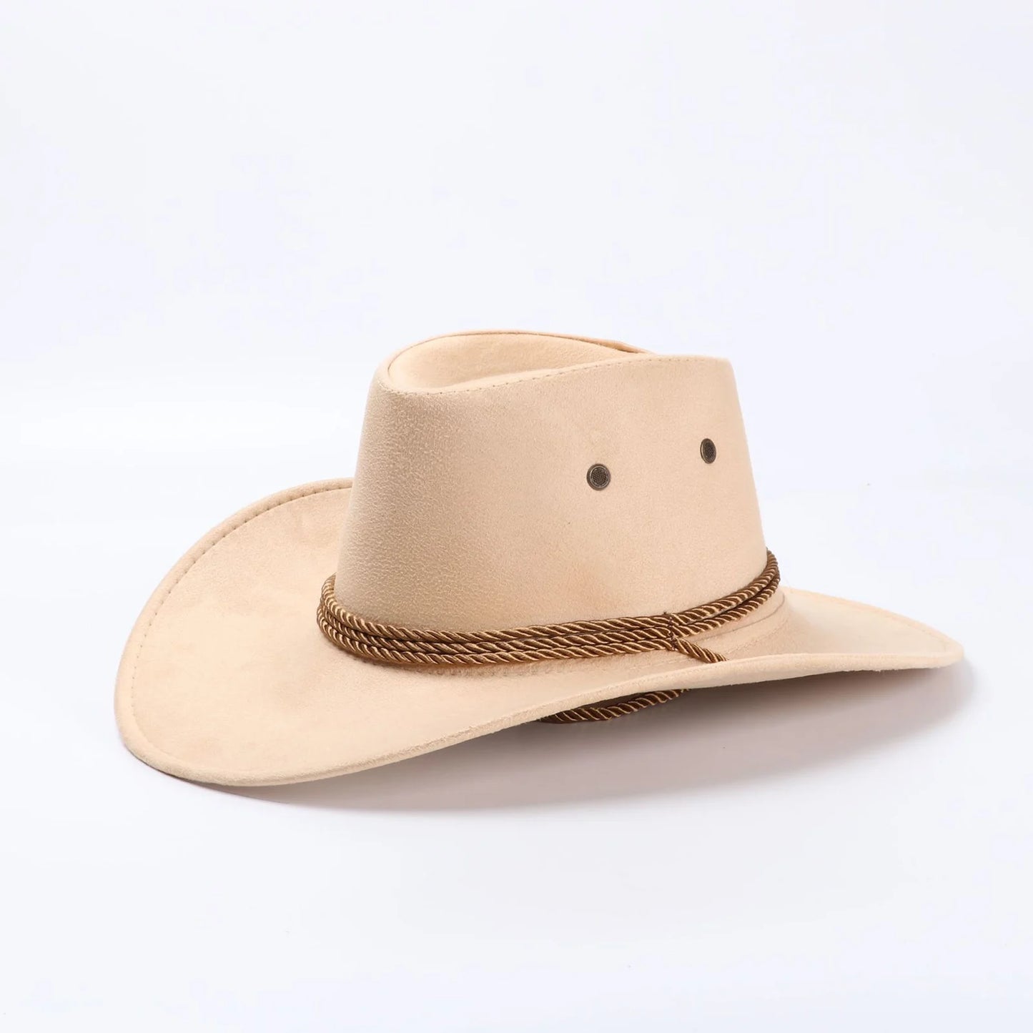 Ansoff classic western cowboy hat with adjustable drawstring, vintage cattleman style for dress-up, parties, or costumes.