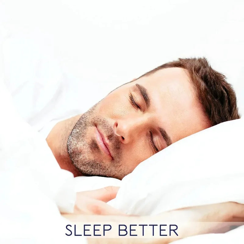 Two silicone elastic nose clips from Ansoff designed to reduce snoring and improve sleep quality.