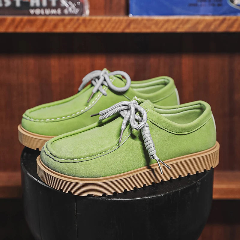 Men's casual outdoor shoes by Ansoff, spring-summer tide sports shoes with soft soles and anti-slip comfort for walking.