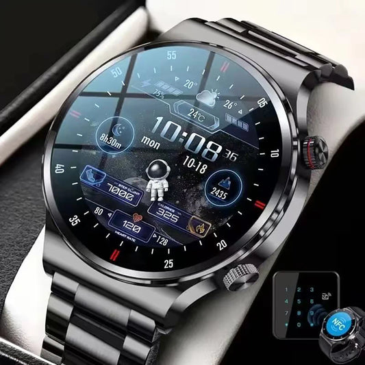 Originl Smart Watches Men NFC Bluetooth Call Fitness Clock Waterproof Sport Watch Wrist Smartwatch for Women Android Phones 2025