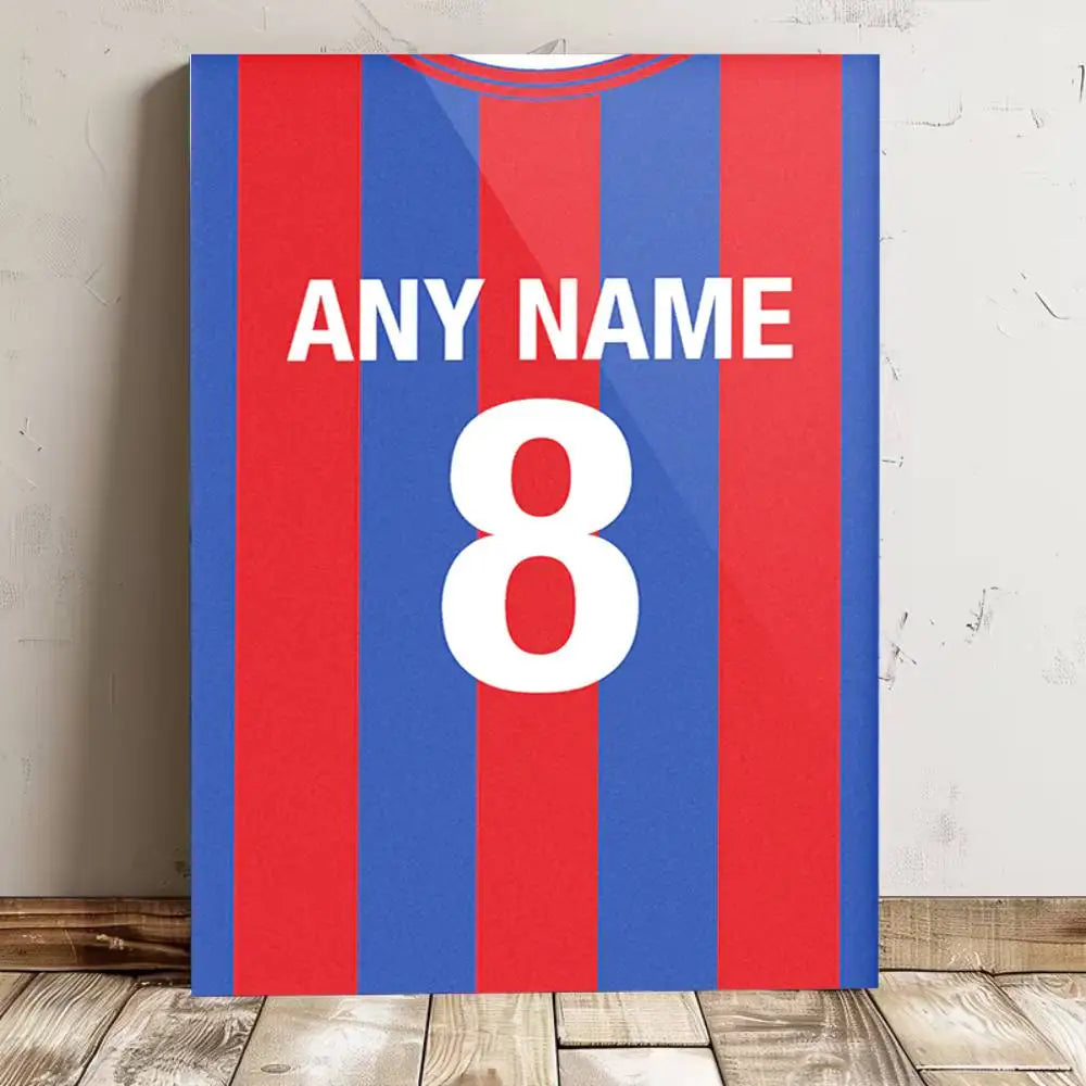 High-quality waterproof wall art sticker featuring a football jersey name poster by Ansoff, ideal for bar or living room decor.