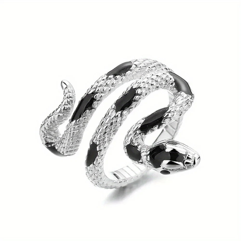 2024 Unique Punk Fashion Personality Retro Style Three-dimensional Ring European Pattern Artificial Ring Jewelry Wholesale