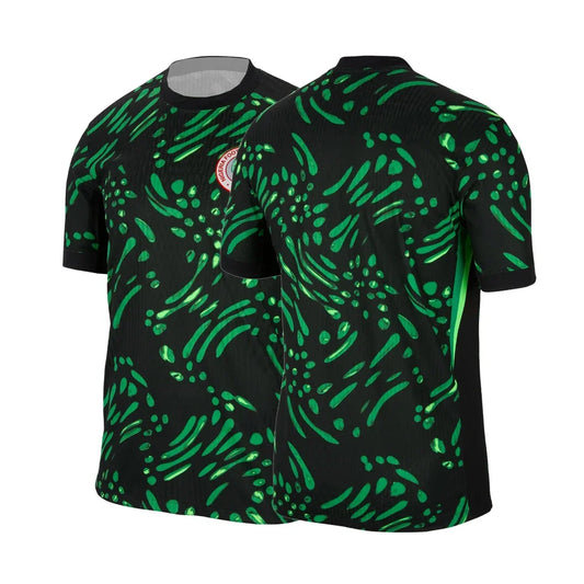 Ansoff Nigeria 2025 football jersey, men's and women's breathable 3D printed away shirt, quick-drying oversized sports casual top
