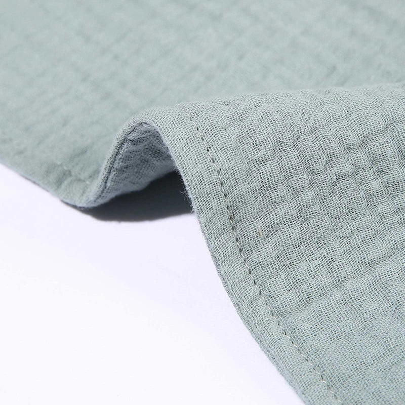 Ansoff baby soothe blanket with soft gauze bib, teether, burp cloth, and rabbit plush toy for comfort and cuddling.