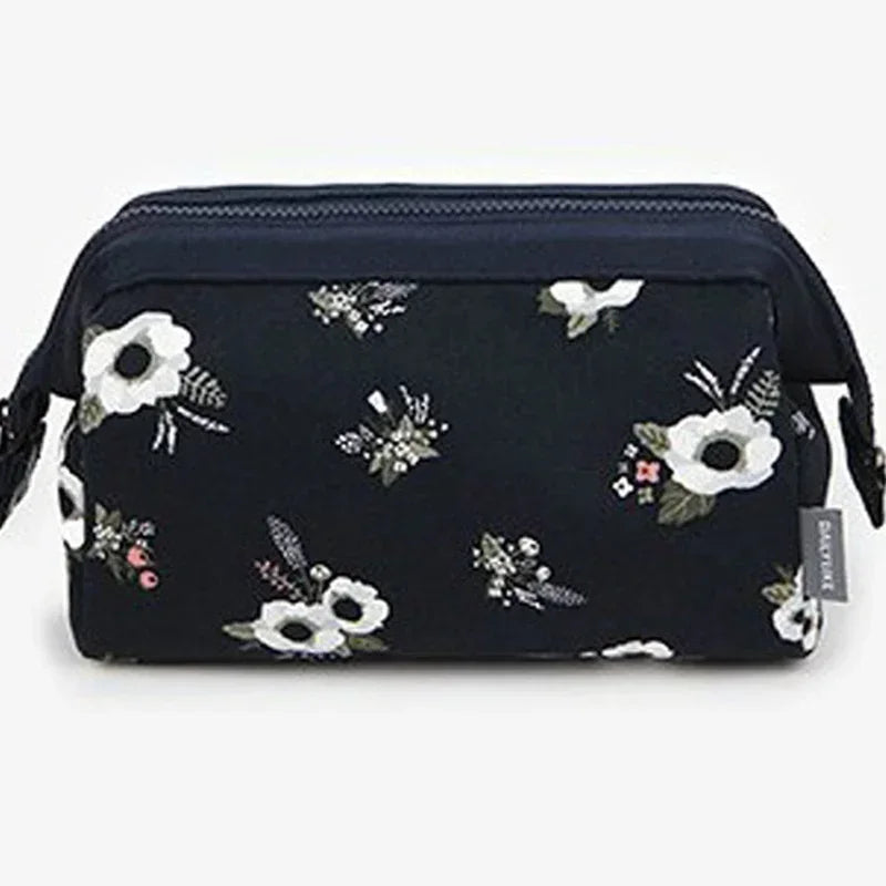 Ansoff animal-themed makeup bag with multiple compartments for cosmetics, toiletries, and travel essentials.
