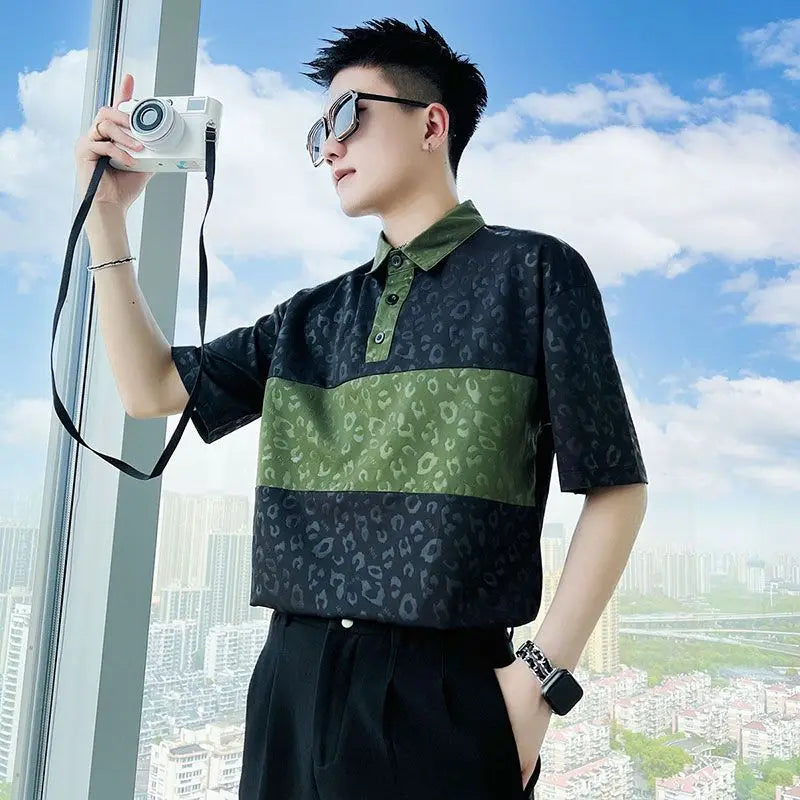 Men's trendy summer shirts by Ansoff, stylish short-sleeve tops perfect for 2025 fashion, in vibrant colors and modern design.