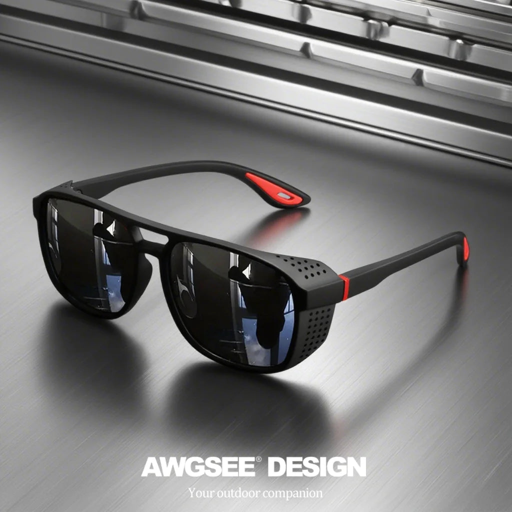 Professional Sports Sunglasses - Polarized Windproof UV400 for Cycling Running Outdoor Enthusiasts UV400 - Acros
