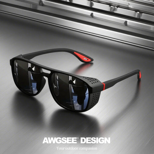 Professional Sports Sunglasses - Polarized Windproof UV400 for Cycling Running Outdoor Enthusiasts UV400 - Acros