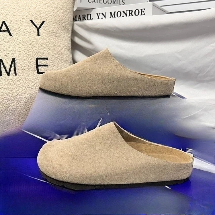 Slip-on closed-toe shoes, casual shoes for men and women, couple's style half-slip shoes - Acros