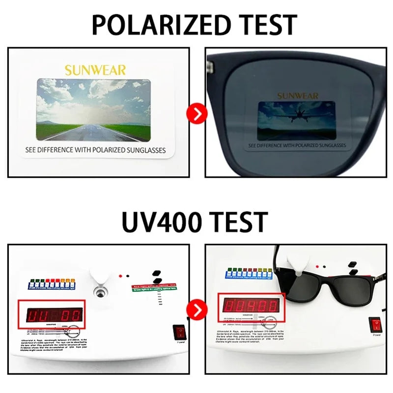 Night Vision Glasses PC Frame Polarized Sunglasses Men Outdoor Sport Sun Glasses Day Night Vision Driver Night Glasses Goggles - Acros
