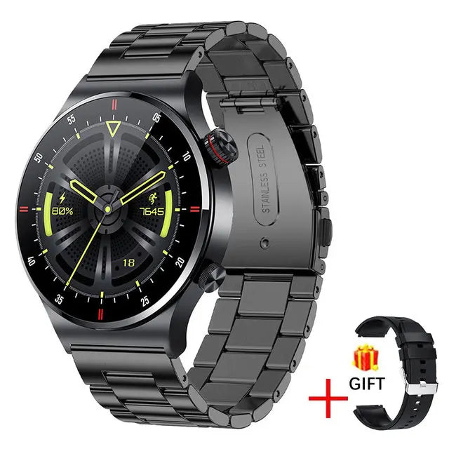 Luxury QW33 Smart Watches Men NFC Wireless Call Fitness Waterproof Sports Wrist Intelligent Smartwatches for Women Android 2025