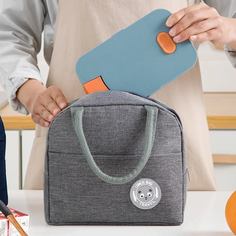 Insulated Lunch Bag Insulation Bento Pack Aluminum Foil Rice Bag Meal Pack Ice Pack Student Bento Lunch Handbag Insulation - Acros