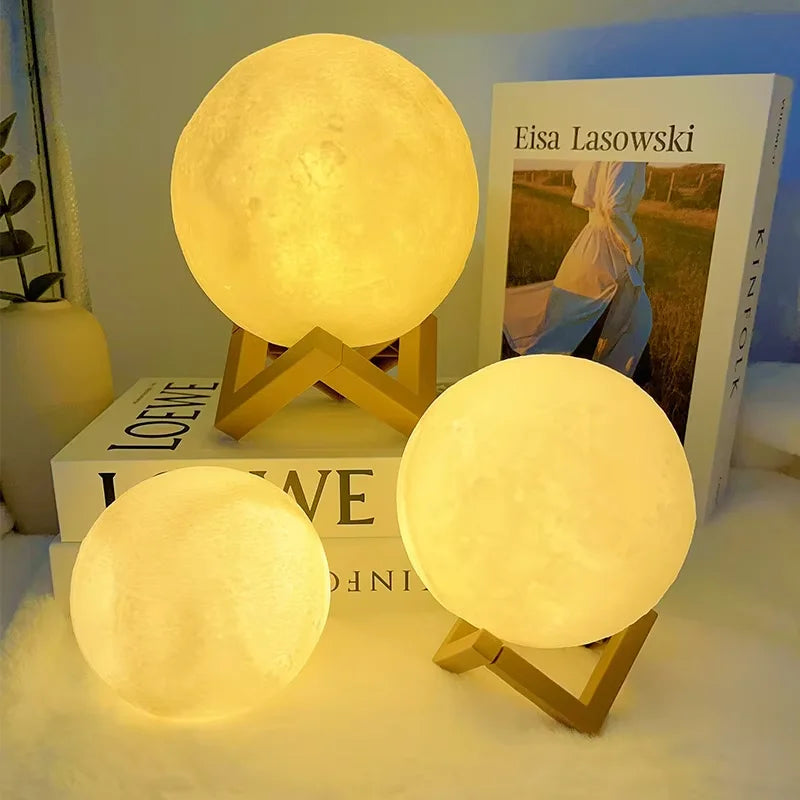 Book Light LED Moon Light Galaxy Light, Moon Night Light, Girl, Boy, Child Birthday Gift, Bedroom Decoration Indoor lighting - Acros