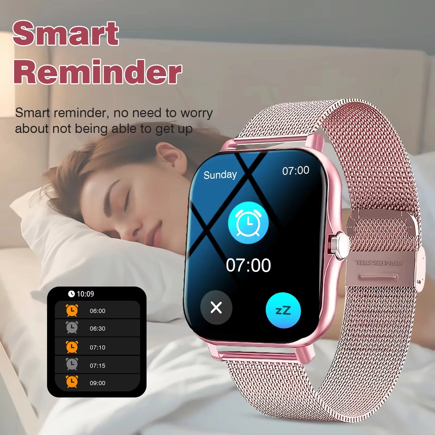 KESHUYOU New Bluetooth Call Smart Watch Information Push Men Women Health Monitoring Watch Pedometer Smart Watch For Android IOS