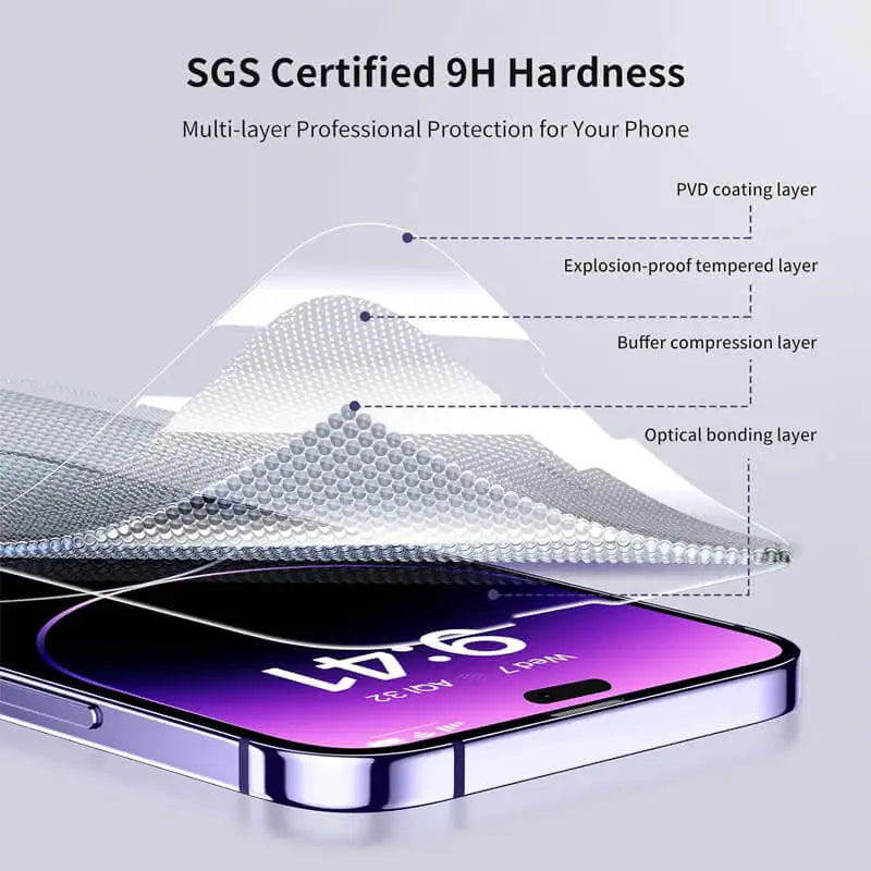 Tempered Glass for iPhone 14 Pro 15 16 17 13 12 11 pro max screen protector for iphone 15 pro mica for iphone 13 14 pro glass - Acros