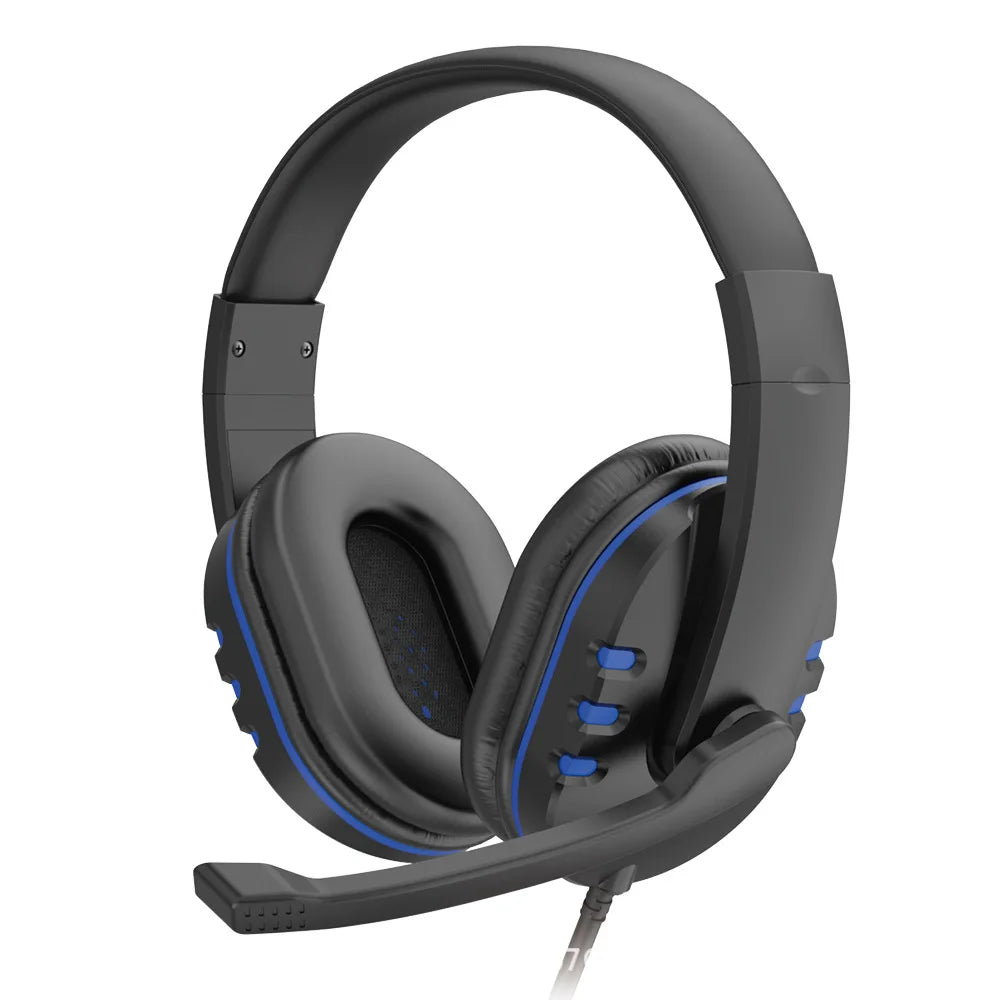 Headphones 3.5mm Wired Gaming Headset Earphones Music For PS4 Play Station 4 Game PC Chat computer With Microphone - Acros
