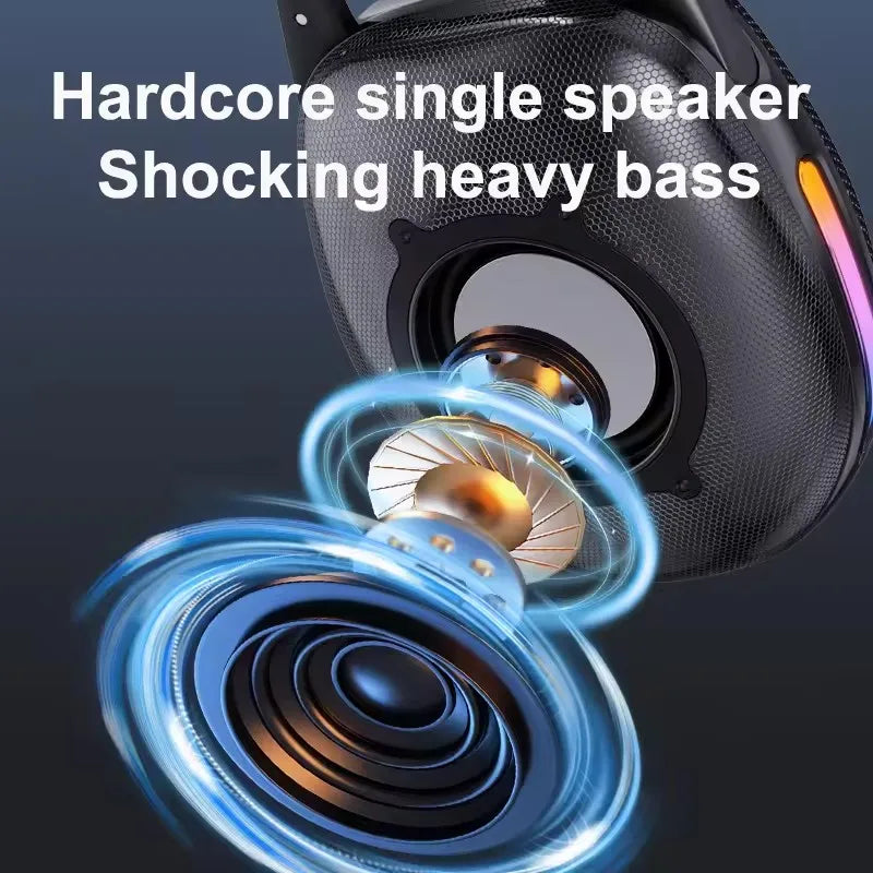 Speaker TG447 Portable Bluetooth5.3 Speakers HiFi Sound Quality TWS Interconnection Suport FM Radio TF Card Playback Low Latency