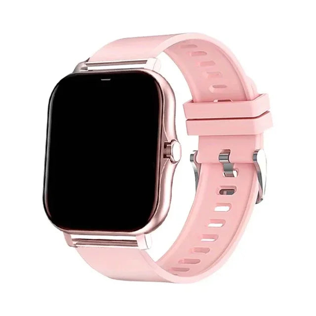 Ansoff 2024 Bluetooth smart watch for men and women with touch call, fitness tracking, waterproof design, ideal for Android and iOS.