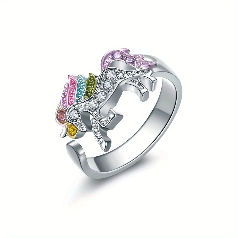 2024 Unique Punk Fashion Personality Retro Style Three-dimensional Ring European Pattern Artificial Ring Jewelry Wholesale