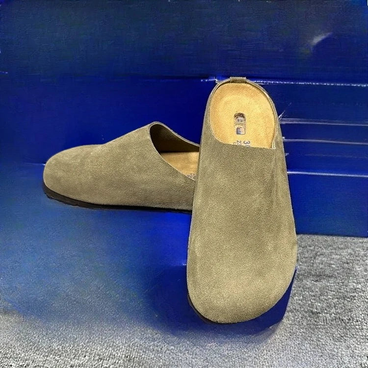Slip-on closed-toe shoes, casual shoes for men and women, couple's style half-slip shoes - Acros