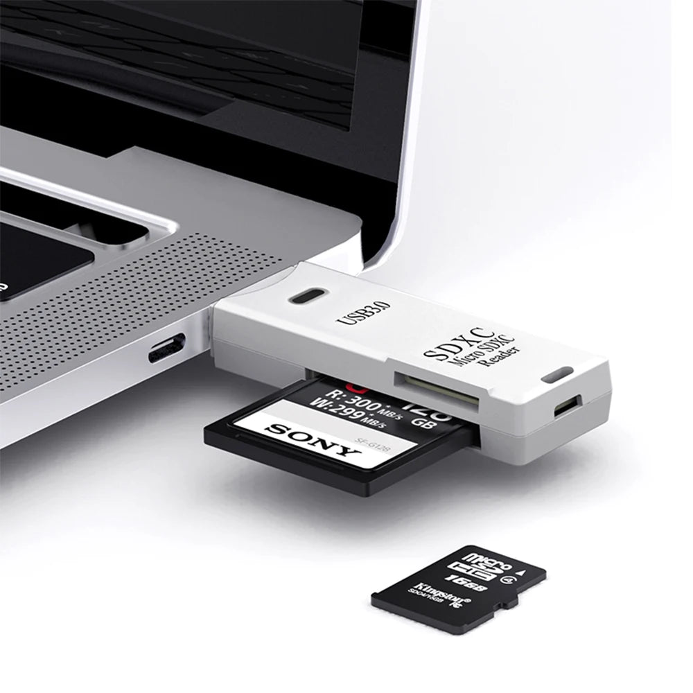 2 in 1 USB 3.0 Card Reader Micro TF sd card Reader usb adapter High Speed Cardreader TF Memory card For PC Laptop Accessories - Acros
