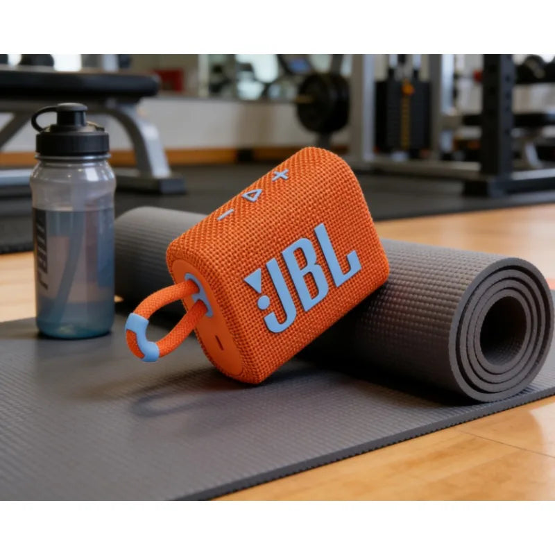 JBL GO3 Portable Bluetooth Speaker, IP67 Waterproof, Powerful Bass Mini Wireless Audio for Outdoor Home Daily Use