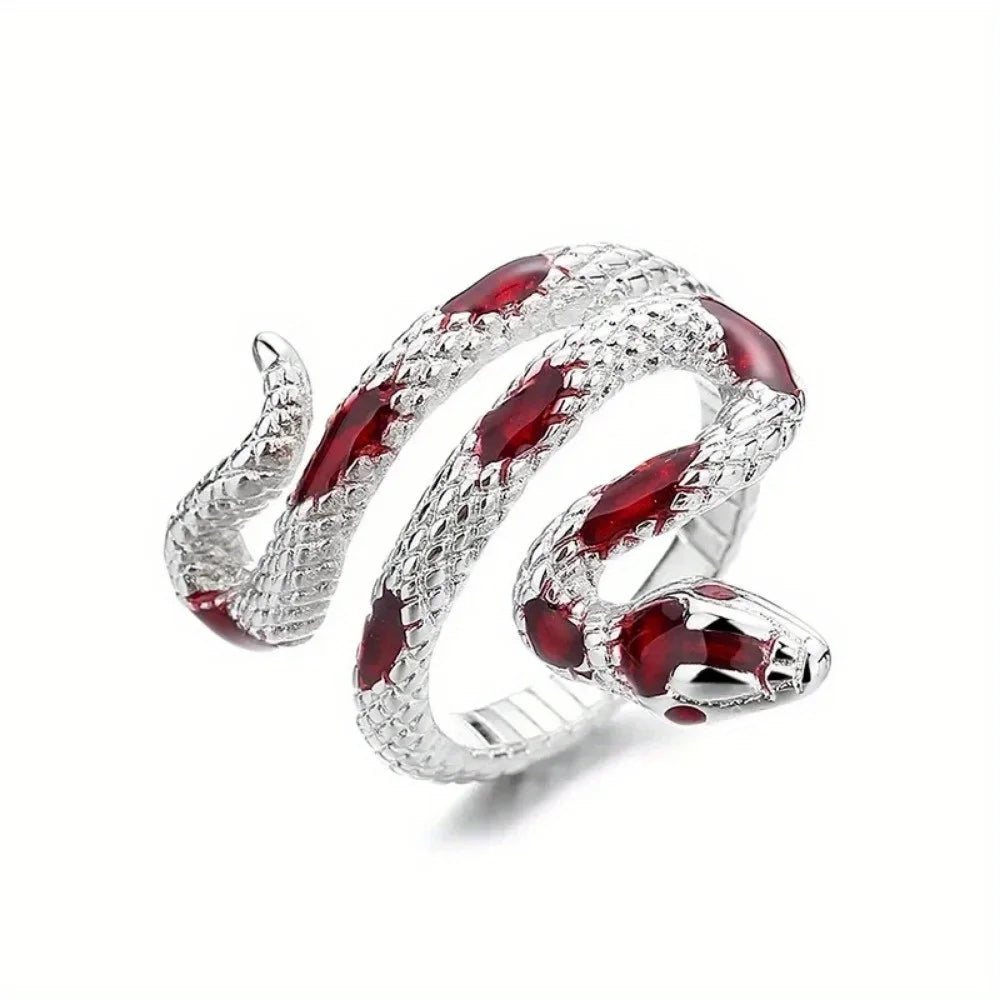 2024 Unique Punk Fashion Personality Retro Style Three-dimensional Ring European Pattern Artificial Ring Jewelry Wholesale