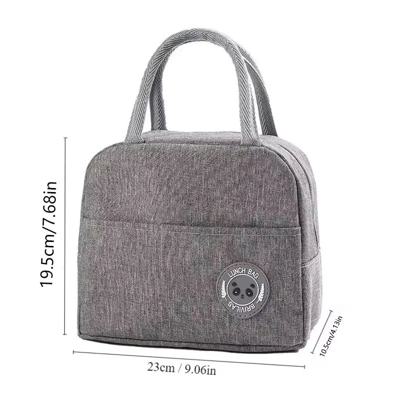Insulated Lunch Bag Insulation Bento Pack Aluminum Foil Rice Bag Meal Pack Ice Pack Student Bento Lunch Handbag Insulation - Acros