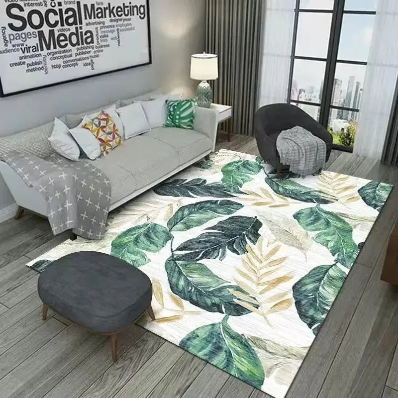 Modern Household Living Room Carpet for Home Decor Bedroom Hallway Kitchen Non-slip Mat Hotel Sofa Coffee Table Soft Area Rugs