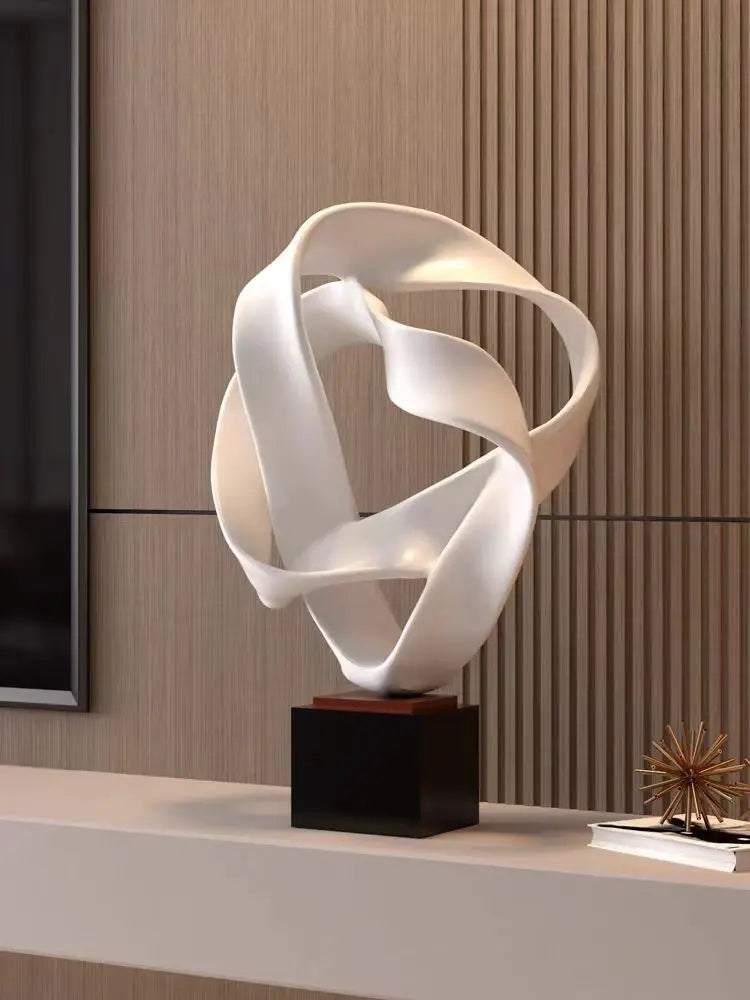 Modern minimalist geometric sculpture art abstract artwork living room decoration hotel model room decoration office