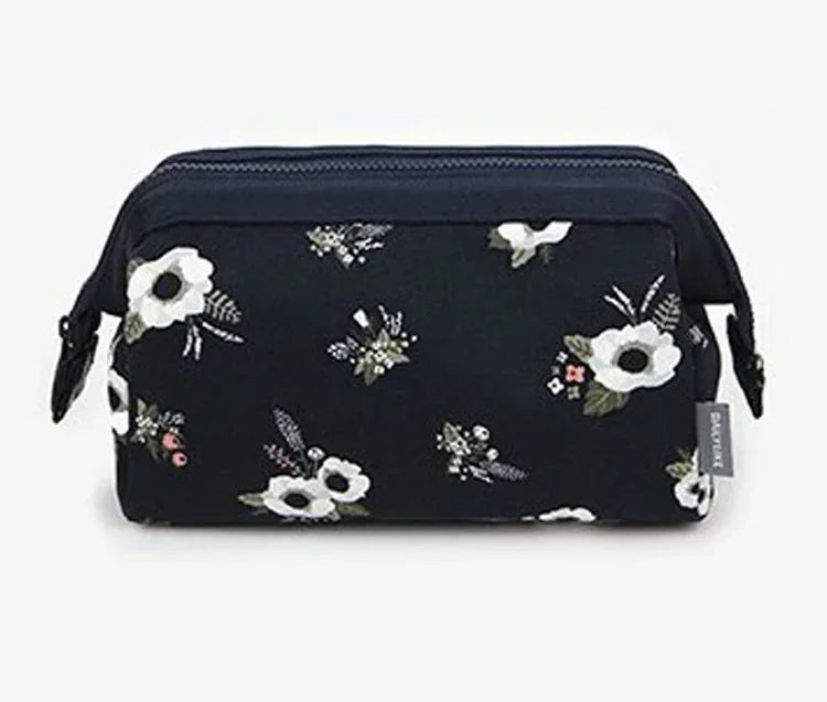 Ansoff animal-themed makeup bag with multiple compartments, ideal for travel toiletries and cosmetic organization.
