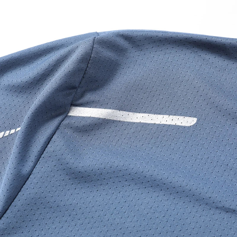 CHRLCK Men's Running Quick Drying T-shirts Breathable Hiking Fishing Tees, Soft Elasticity Outdoor Sports Short Shirt Summer - Acros