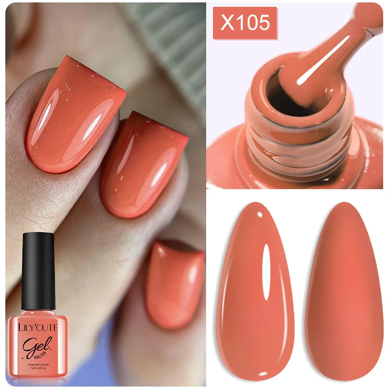 LILYCUTE 5ML Champagne Gold Reflective Glitter Liner Gel Nail Polish Bright Sparkling French Semi Permanent Nail Painting UV Gel
