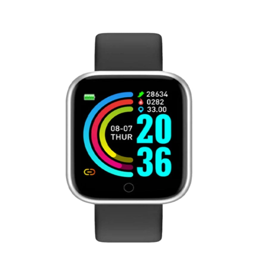 Sports Smartwatch Women Bracelet Men Smart Watch connected Music Control Player Fitness Step Sleep Monitor Y68 D20 Alarm Clock - Acros