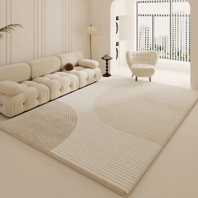 VIKAMA Modern Light Luxury Simple Carpet Soft Non Slip Rug For Living Room Sofa Coffee Table Bedroom Bedside Home Decor