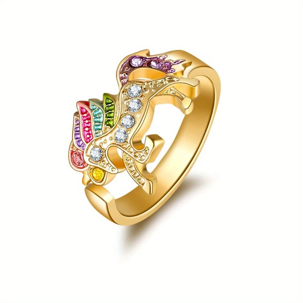 2024 Unique Punk Fashion Personality Retro Style Three-dimensional Ring European Pattern Artificial Ring Jewelry Wholesale