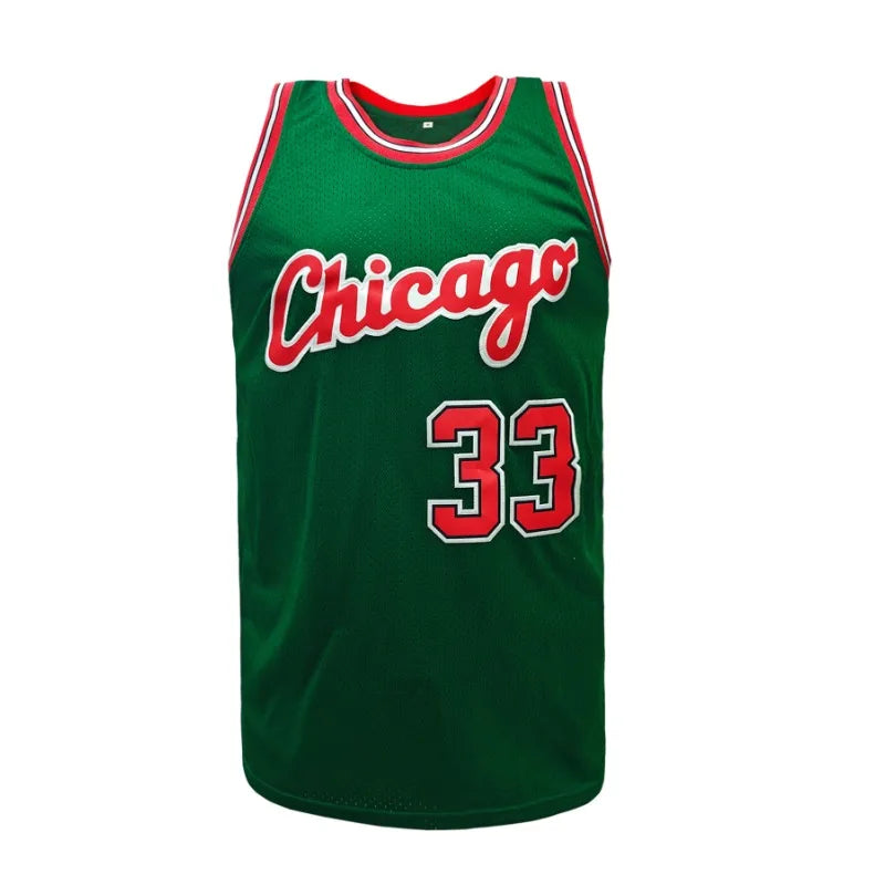 Men's Ansoff Chicago basketball jersey sleeveless athletic shirt, breathable loose fit training uniform, casual sports apparel.
